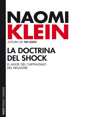 cover image of La doctrina del shock